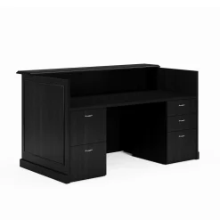 Liberty Reception Desk w/ Combo File Pedestals - 72
