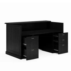 Liberty Reception Desk w/ Combo File Pedestals - 72