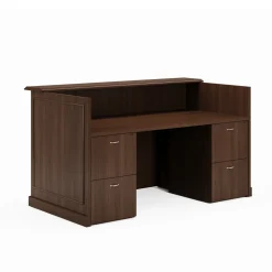 Liberty Reception Desk w/ File-File Pedestals - 72"W x 39"D