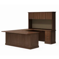 Liberty U-Shaped Desk with Right Bridge - 72