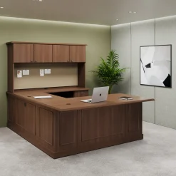 Liberty U-Shaped Desk with Right Bridge - 72