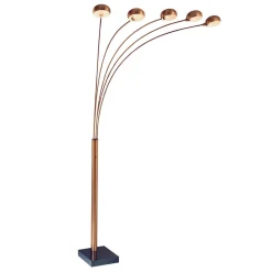 5-Light Arc Floor Lamp - 95"H