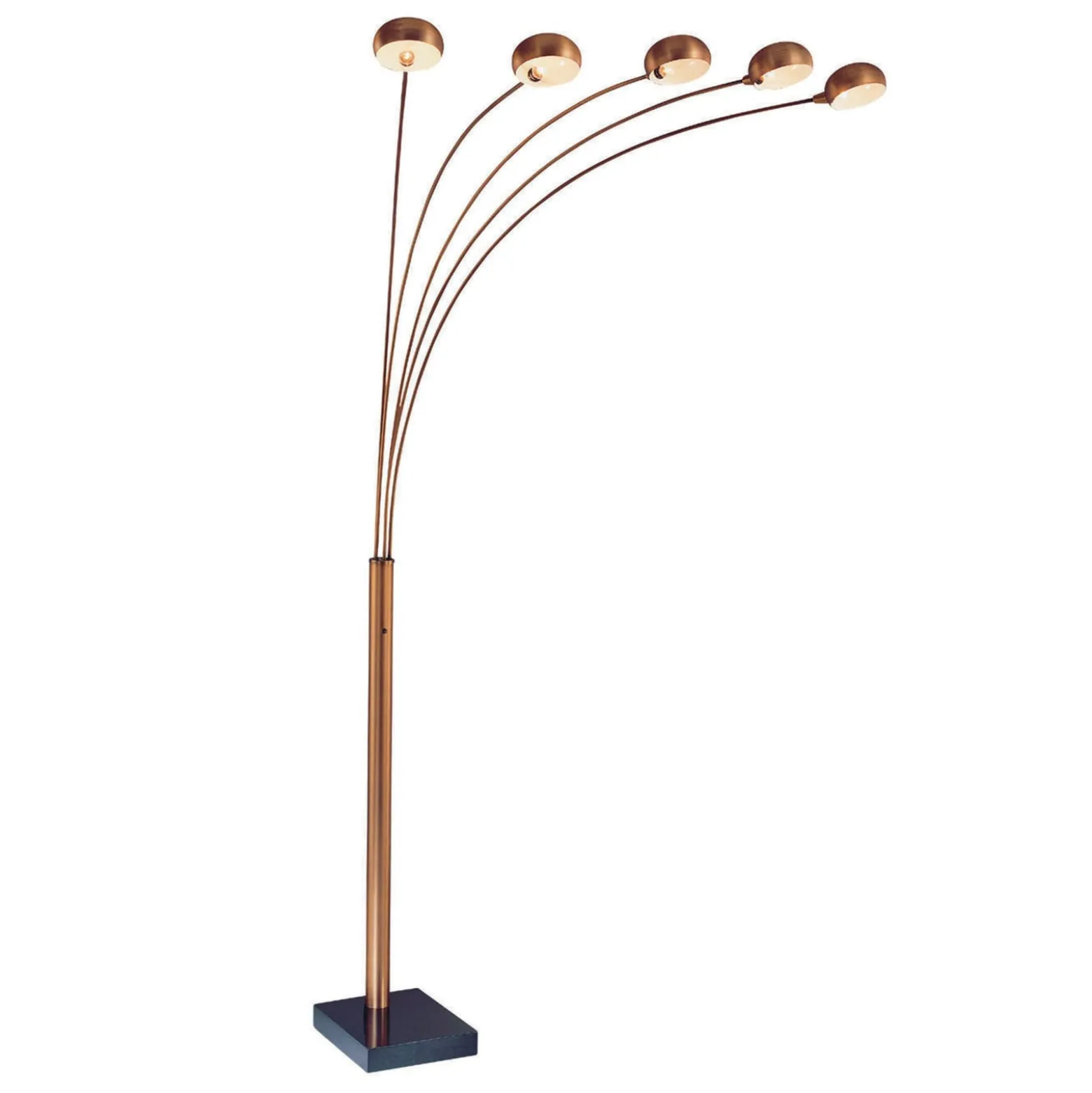 5-Light Arc Floor Lamp - 95"H