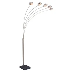 5-Light Arc Floor Lamp - 95"H