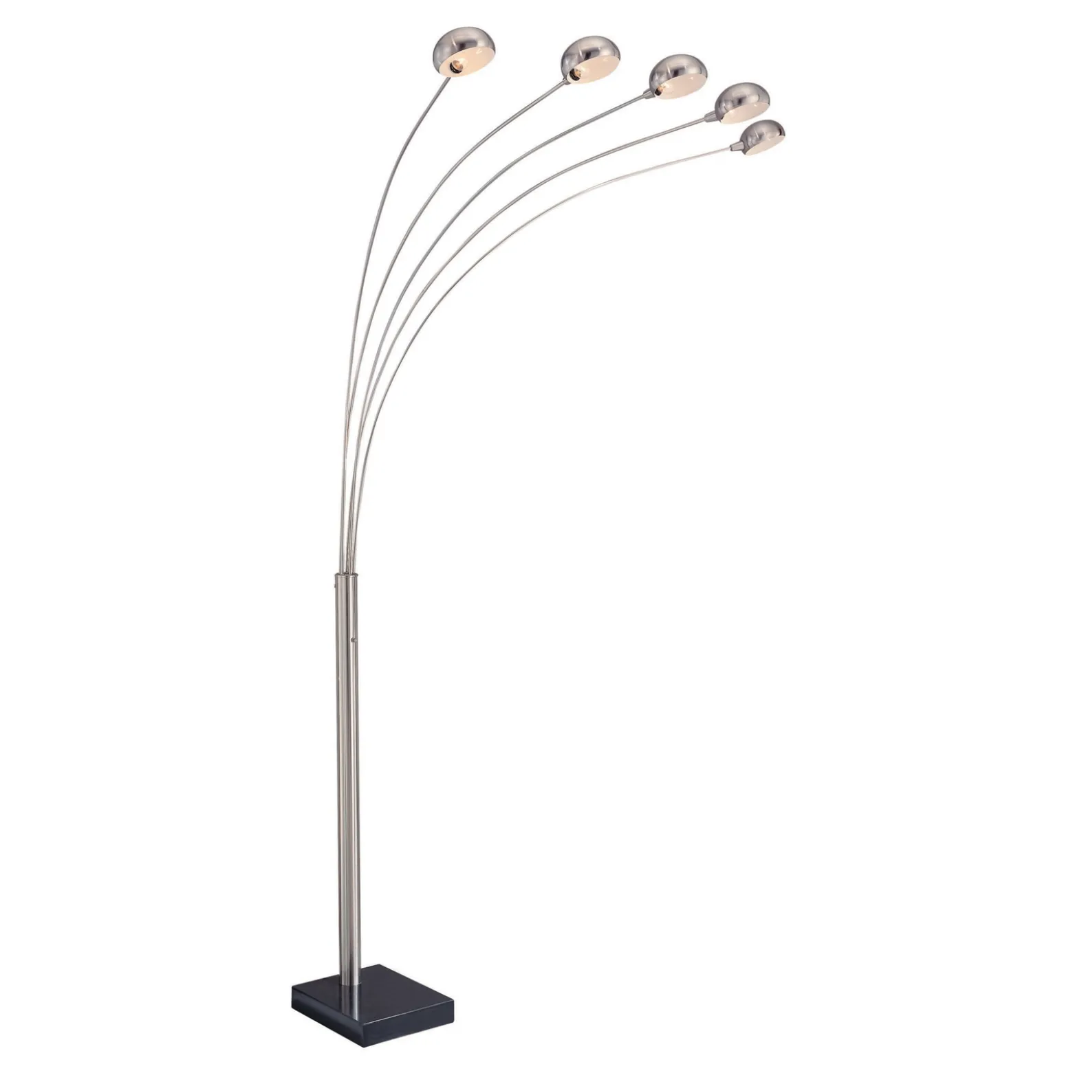 5-Light Arc Floor Lamp - 95"H