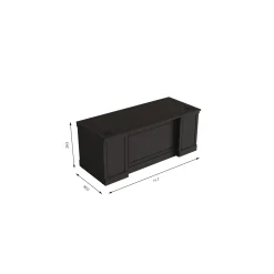 Lincoln Executive Desk - 72