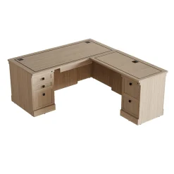 Lincoln L-Shaped Executive Desk with Right Return - 66