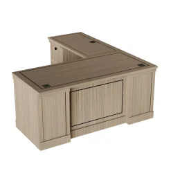 Lincoln L-Shaped Executive Desk with Left Return - 66