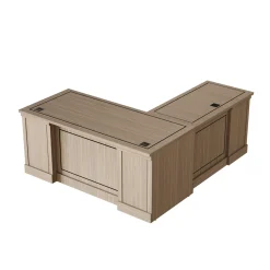 Lincoln L-Shaped Executive Desk with Left Return - 66