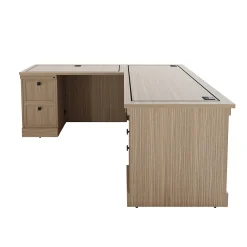 Lincoln L-Shaped Executive Desk with Left Return - 66