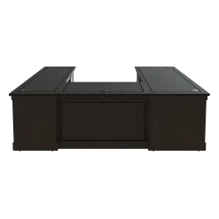 Lincoln U-Shaped Executive Desk with Right-Handed Bridge - 72