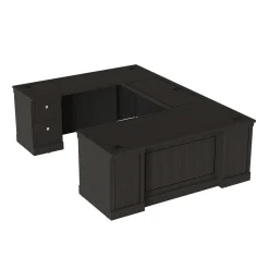Lincoln U-Shaped Executive Desk with Left-Handed Bridge - 72