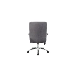 Linen Executive High Back Chair with Lumbar Support