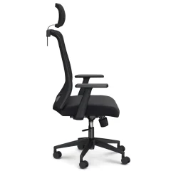 Link Mesh-Back Office Chair with Adjustable Headrest