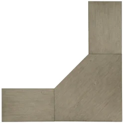 Linville Falls Corner Desk with Lateral Files - 85