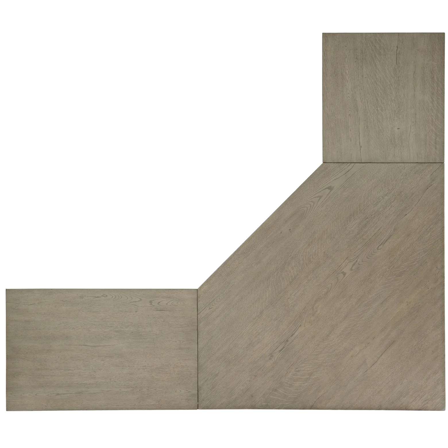 Linville Falls Corner Desk with Dual Storage - 85"W x 73"D