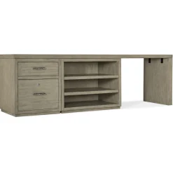 Linville Falls Desk with Combo Storage - 96