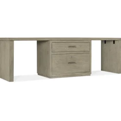 Linville Falls Split Desk with File - 96"W x 24"D