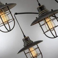 3-Lite Arch Lantern Floor Lamp - 89