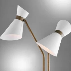 2-Lite Floor Lamp, Brass - 60