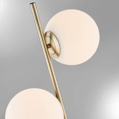 2-Lite Floor Lamp, Frosted Shade - 64