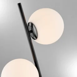2-Lite Floor Lamp, Frosted Shade - 64