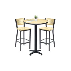 Loft Bar Height Table and Two Chair Set