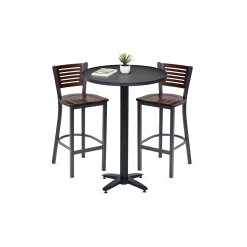 Loft Bar Height Table and Two Chair Set
