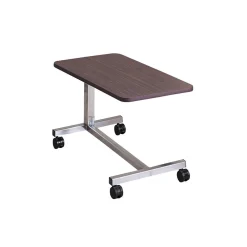 Low Height Overbed Table with H-Base