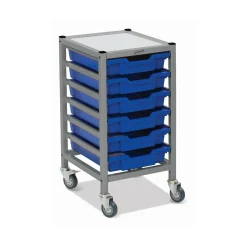 Low Single Storage Cart w/6 Trays - 3