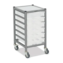 Low Single Storage Cart w/6 Trays - 3