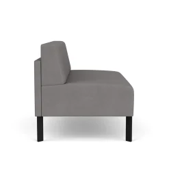 Luxe Armless Designer Loveseat