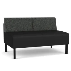 Luxe Armless Designer Loveseat
