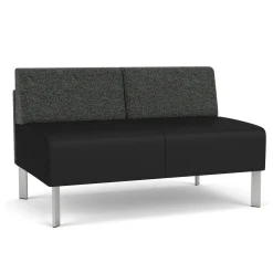 Luxe Armless Designer Loveseat