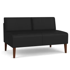 Luxe Armless Designer Loveseat