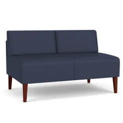 Luxe Armless Designer Loveseat
