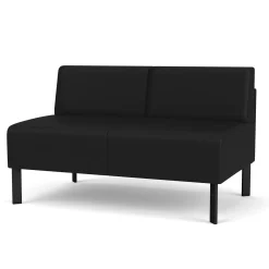 Luxe Armless Designer Loveseat