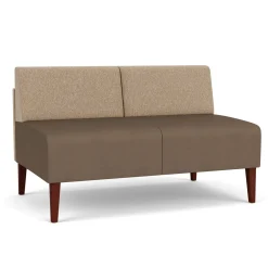 Luxe Armless Designer Loveseat