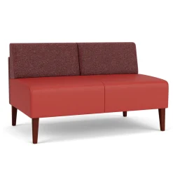 Luxe Armless Designer Loveseat