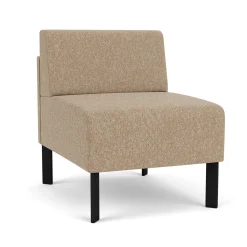 Luxe Armless Standard Fabric Guest Chair