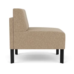 Luxe Armless Standard Fabric Guest Chair