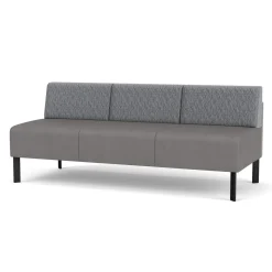 Luxe Designer Armless Sofa
