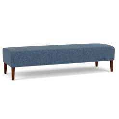 Luxe Standard Fabric Three Seat Bench