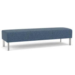 Luxe Standard Fabric Three Seat Bench