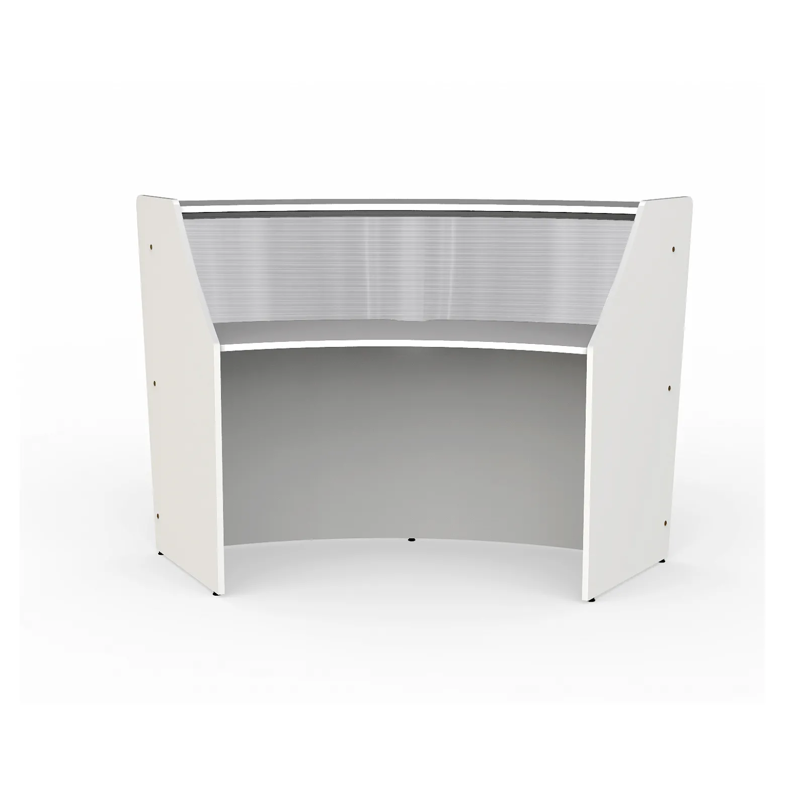 Magellan Single Reception Station with Plexiglass Panel - 69.5"W x 33.5" D