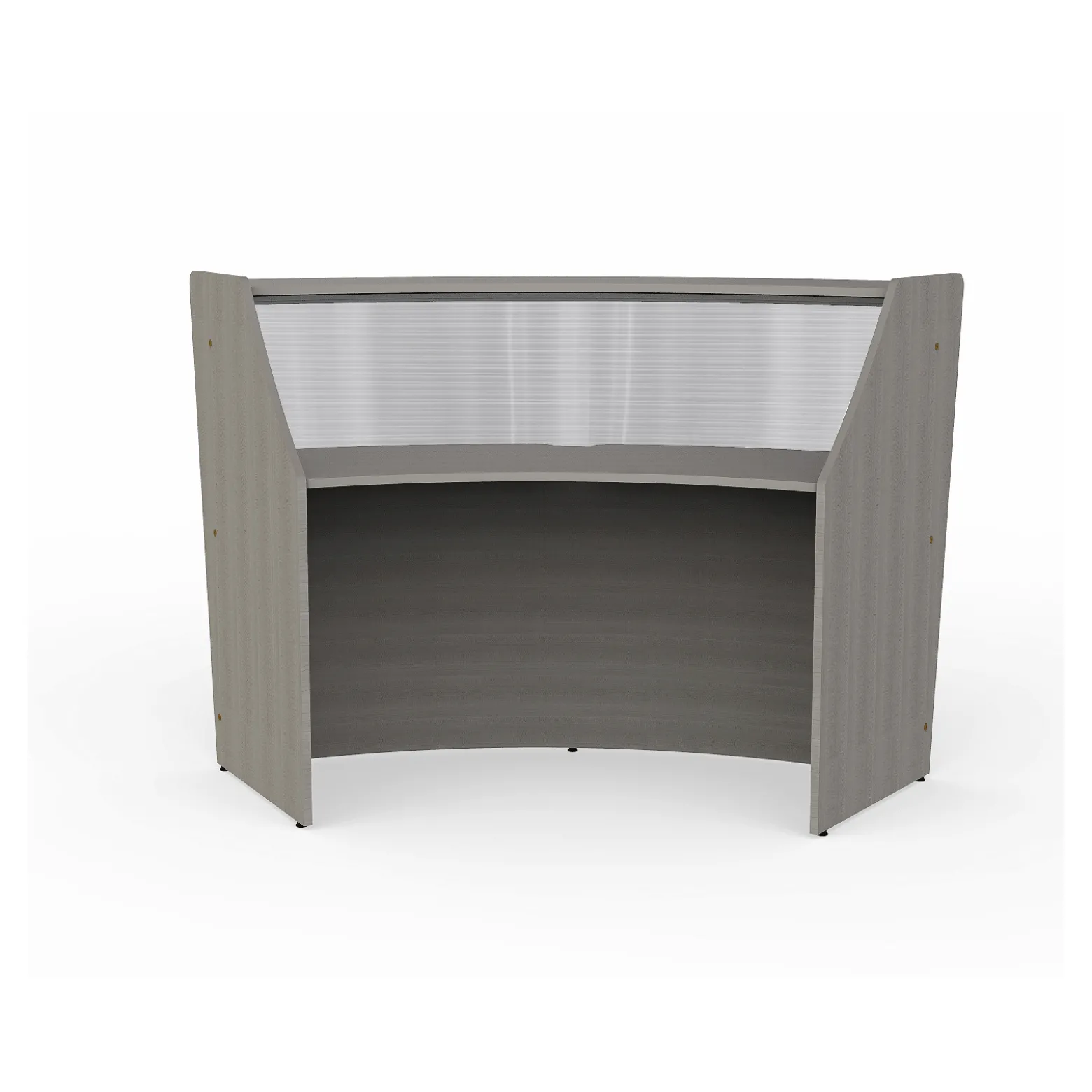 Magellan Single Reception Station with Plexiglass Panel - 69.5"W x 33.5" D