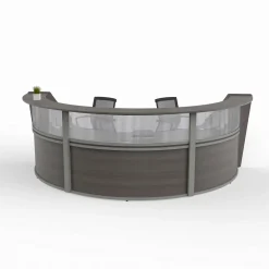Magellan Three Unit Reception Station with Plexiglass Panel - 142