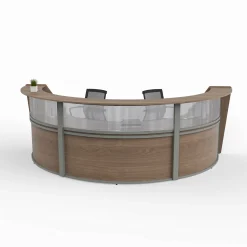 Magellan Three Unit Reception Station with Plexiglass Panel - 142