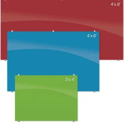 Magnetic Glass Board 4'H x 8'W