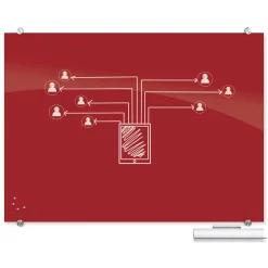 Magnetic Glass Board 3'H x 4'W